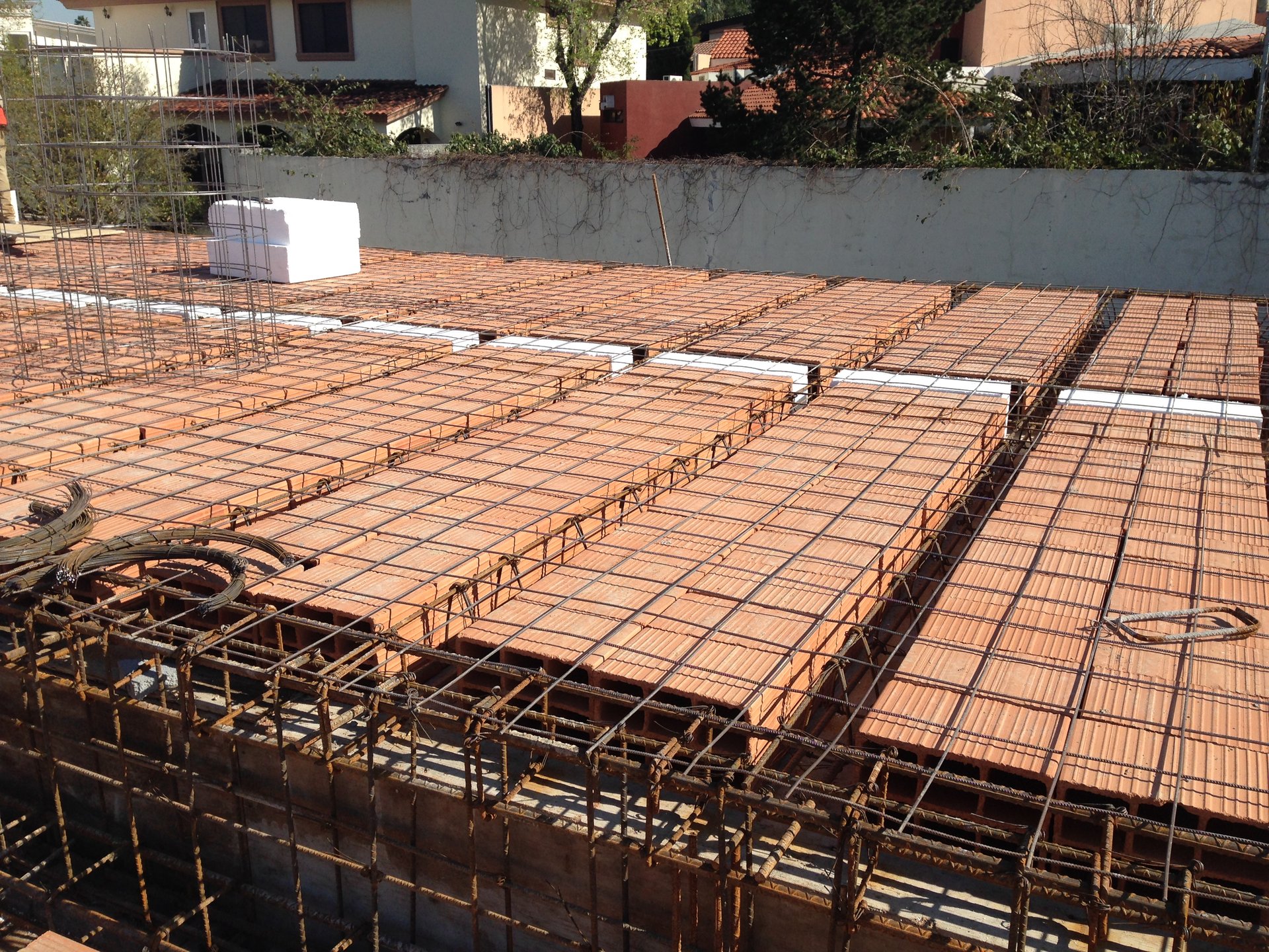 Estructura — Armado de losa de vigueta y bovedilla