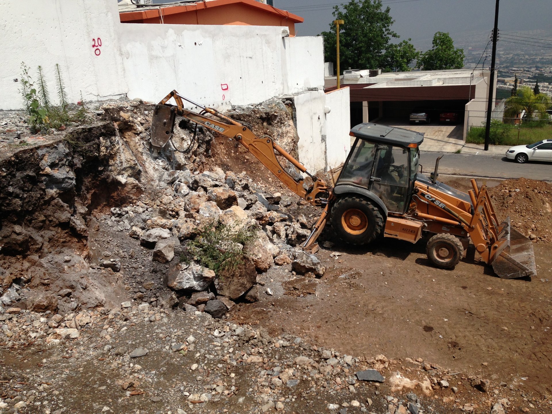 Excavación — Preparación del terreno